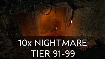 10x Nightmare Dungeons T4 | Tons of Obducite, EXP, Glyphs, and Gear | Selfplay